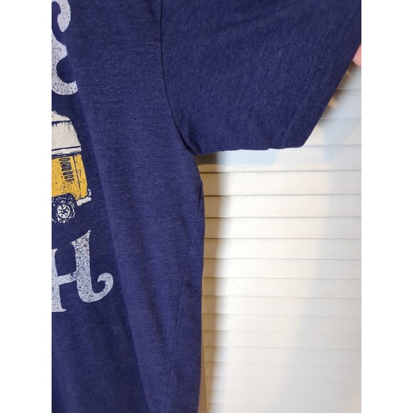 Next Level Graphic T Shirt Mens XL Cotton Blend "Take Me To The‎ Beach" Blue - Picture 3 of 10